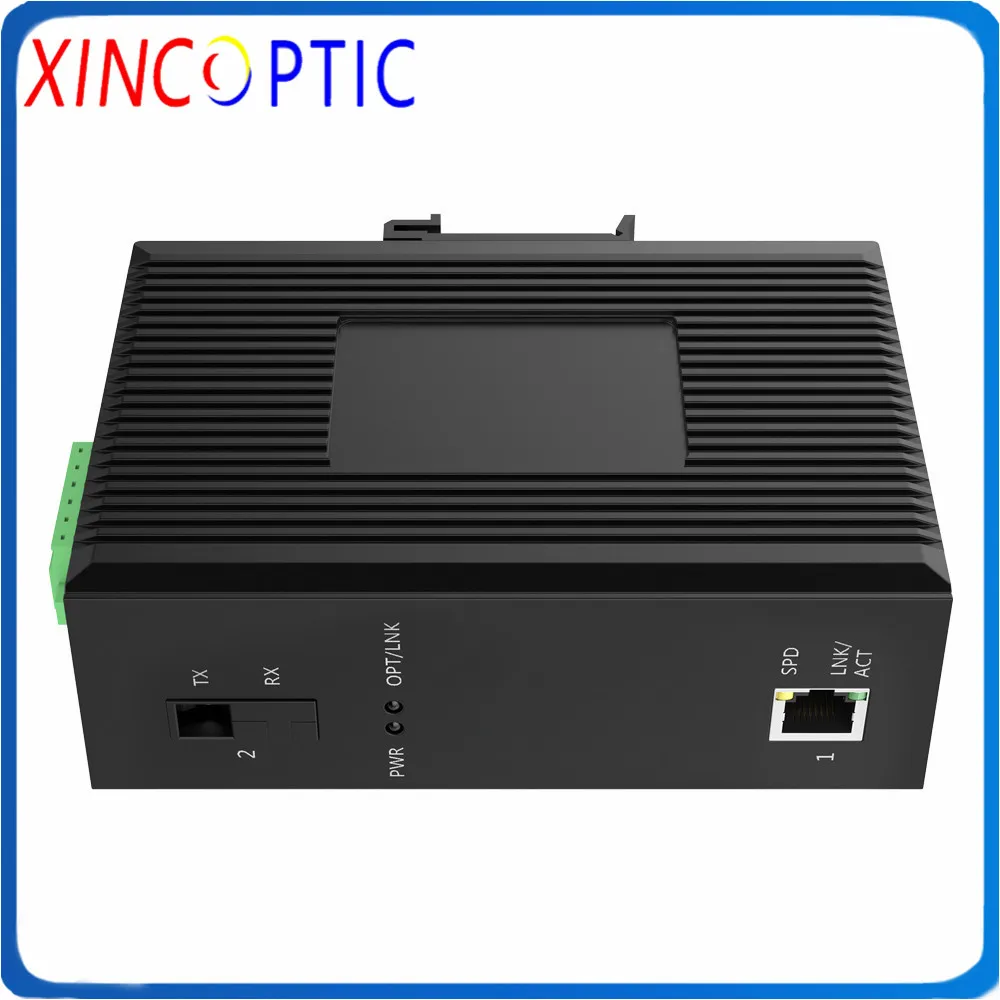 1POE IEEE802.3af/at + 1 двойное волокно SM 1310 нм 20 км SC.3-порт 10/100/1000 м Промышленный Коммутатор