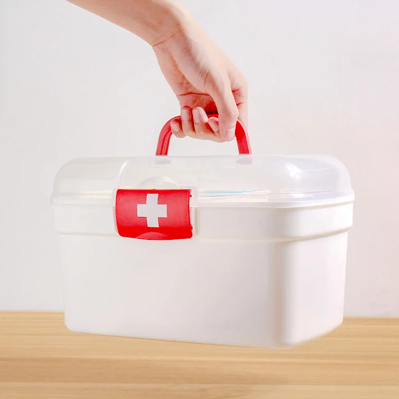 

Storage Box Portable Plastic Multi-layer Tool Medicine Box Cabinet Organizer