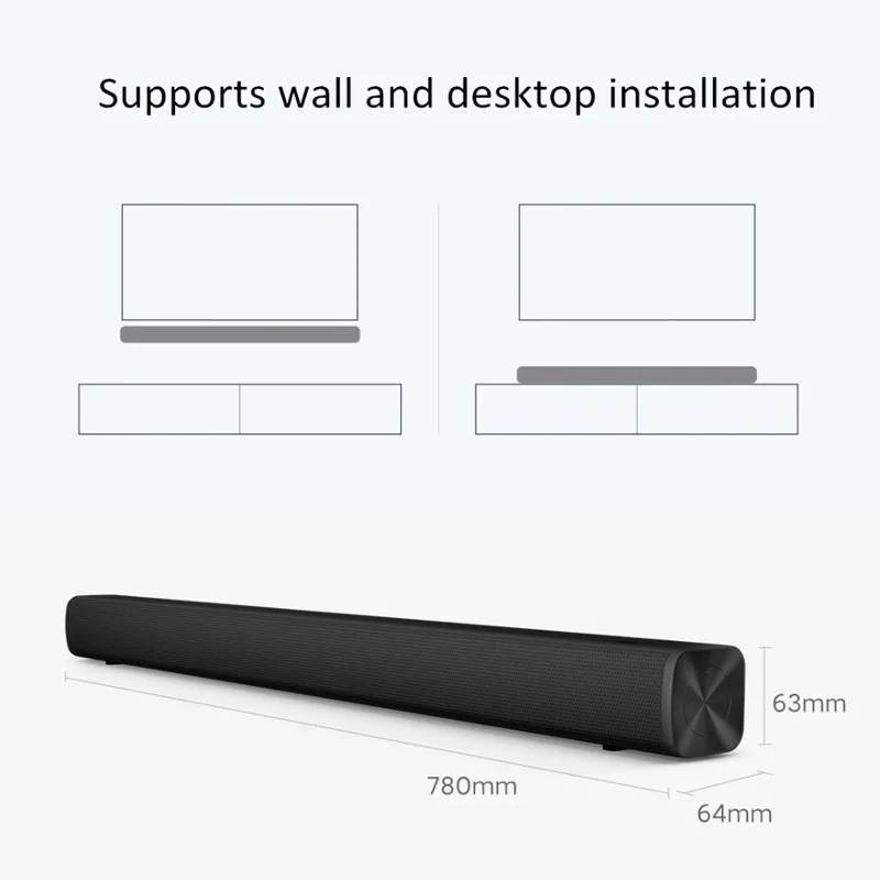 Звуковая панель Xiaomi Redmi Bluetooth 5 0 ТВ Колонка 30 Вт домашний кинотеатр Aux SPDIF 3 мм