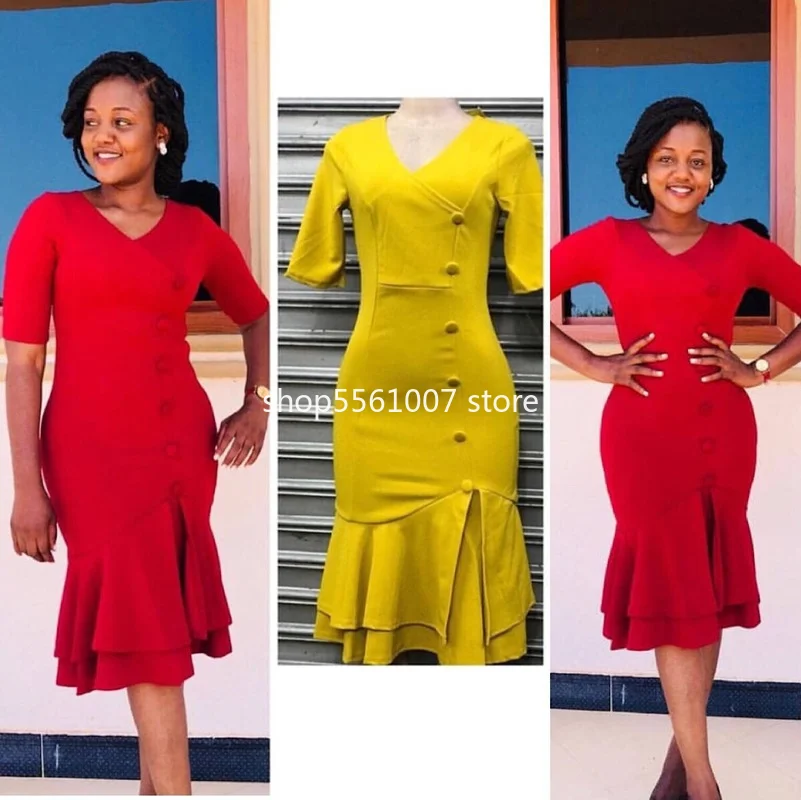 Африканские платья для женщин Новинка лета 2021 африканские женские из полиэстера