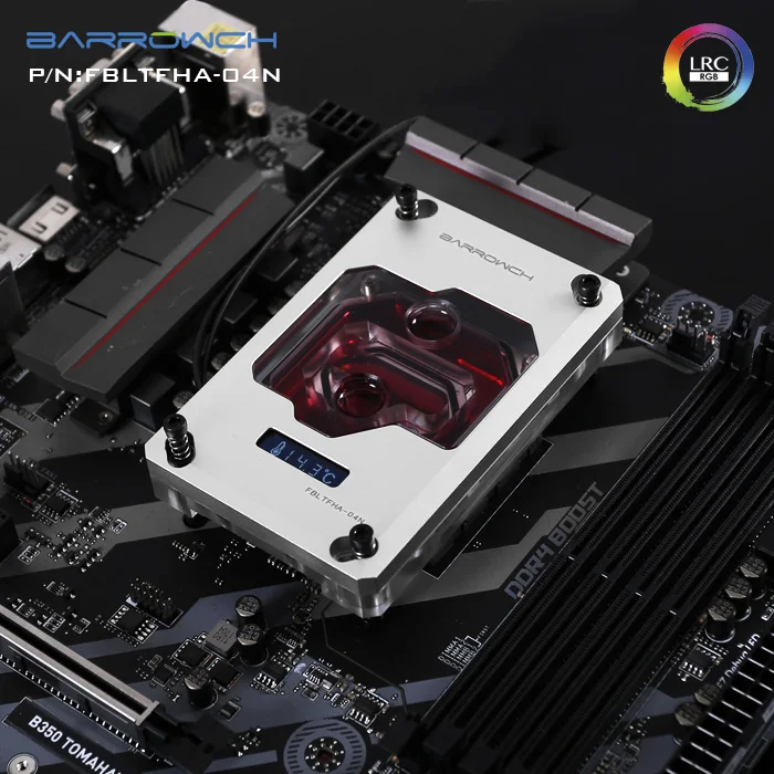 Barrowch блок водяного охлаждения процессора серии M для AMD Ryzen AM4 AM3 будущее