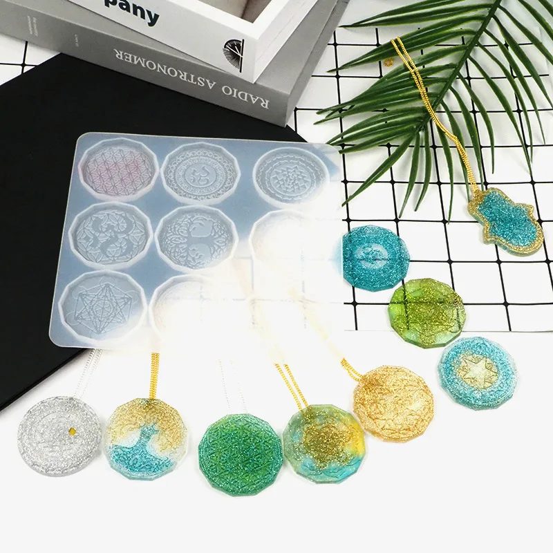 Сделай сам с украшением в виде кристаллов эпоксидная смола форма кулон цветок