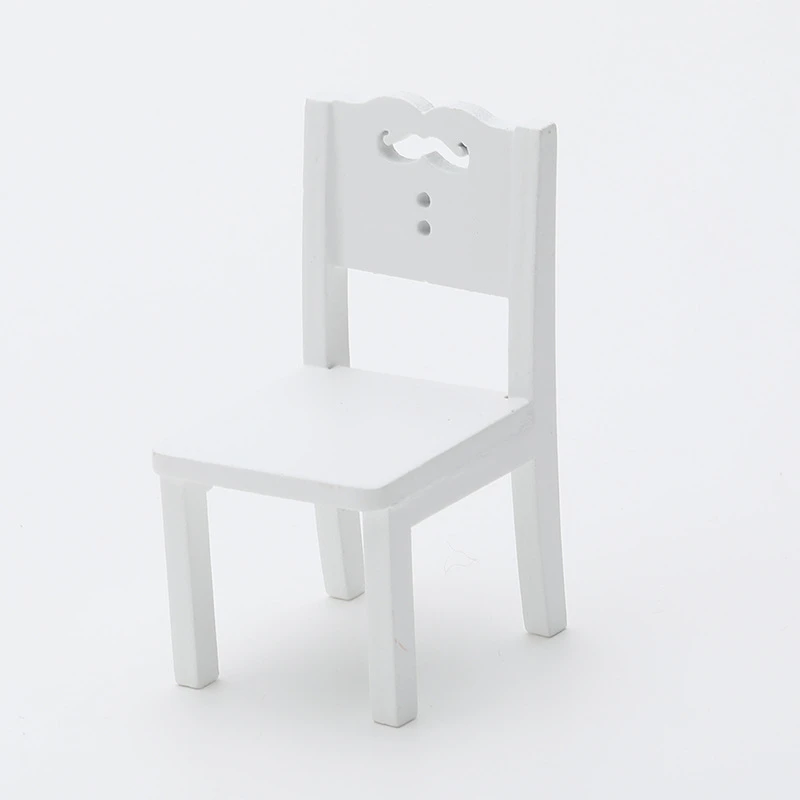 

1:12 Miniature Doll House Furniture Mini Wooden Lifestyle Table and Chair Set Doll Pocket Furniture Decoration Photography Props