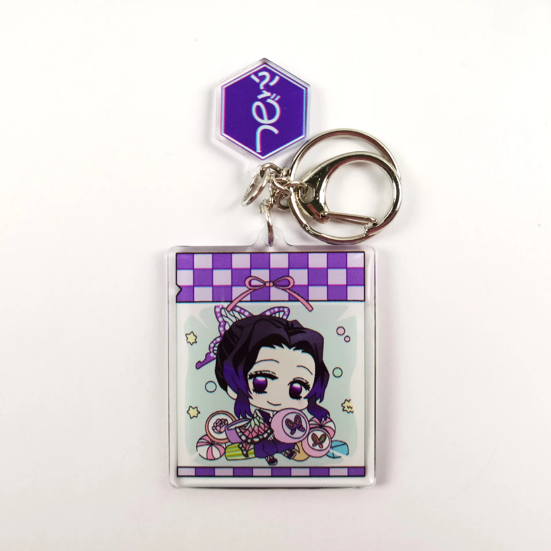 

New Hot Anime Demon Slayer Kimetsu No Yaiba Key Chains Christmas Knapsack Birthday Gift Key Ring Keychain That Brings Good Luck