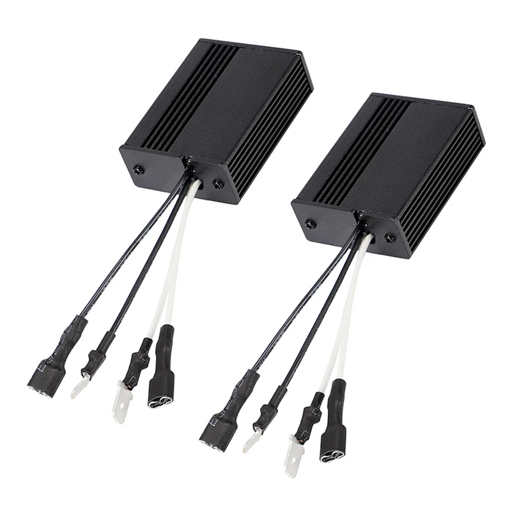 2Pcs H7 H4 H8 H9 H11 H1 9005 HB3 9006 HB4 9012 Canbus Decoder Load Resistor for Car LED Headlight Fog Light Bulbs - купить по