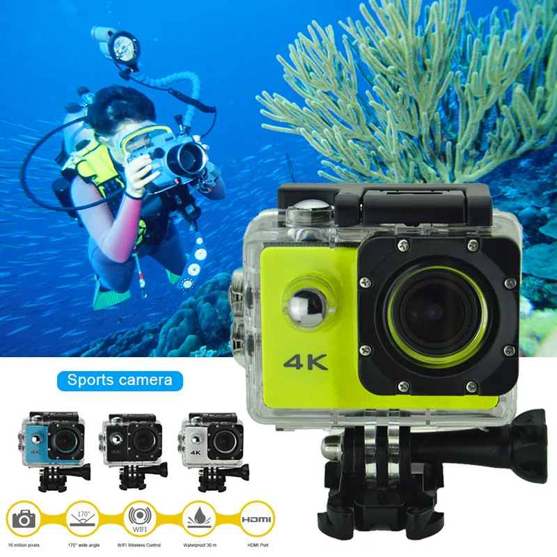 

Sports Action Video Camera 4K Waterproof Wide View Angle Bike Outdoor Cameras Photography Video Camera Camcorder Cameras