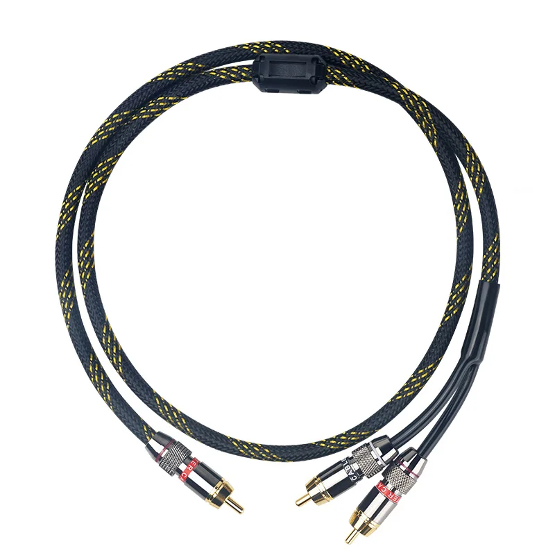 Кабель-переходник Canare HIFI RCA Y кабель-переходник для сабвуфера кабель 1x Cinch на 2x