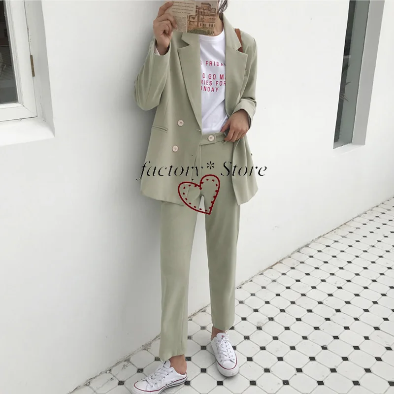 Женские Брючные костюмы офисная одежда женские комплекты офисные для женщин