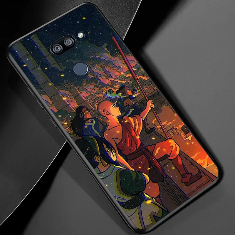 

The Last Airbender For LG K22 K71 K61 K51S K41S K30 K20 K50S K40S Q60 V60 V50 V40 V35 V30 G8 ThinQ Black Phone Case