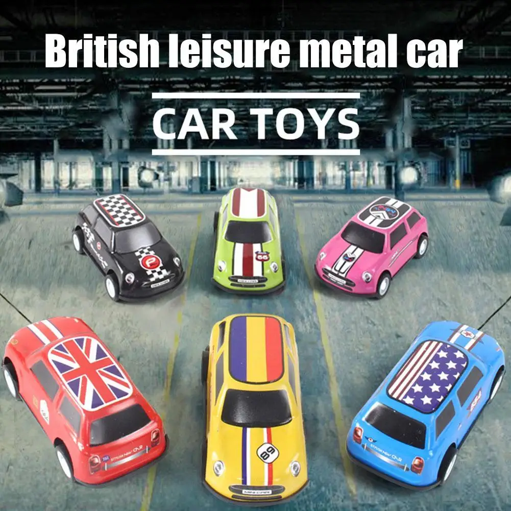 

1Pc Simulation Car Model Iron Sheet Metal Pull Back Pocket Model Mini Car Toy Children's Random Boy Car Gift Color Q0P8