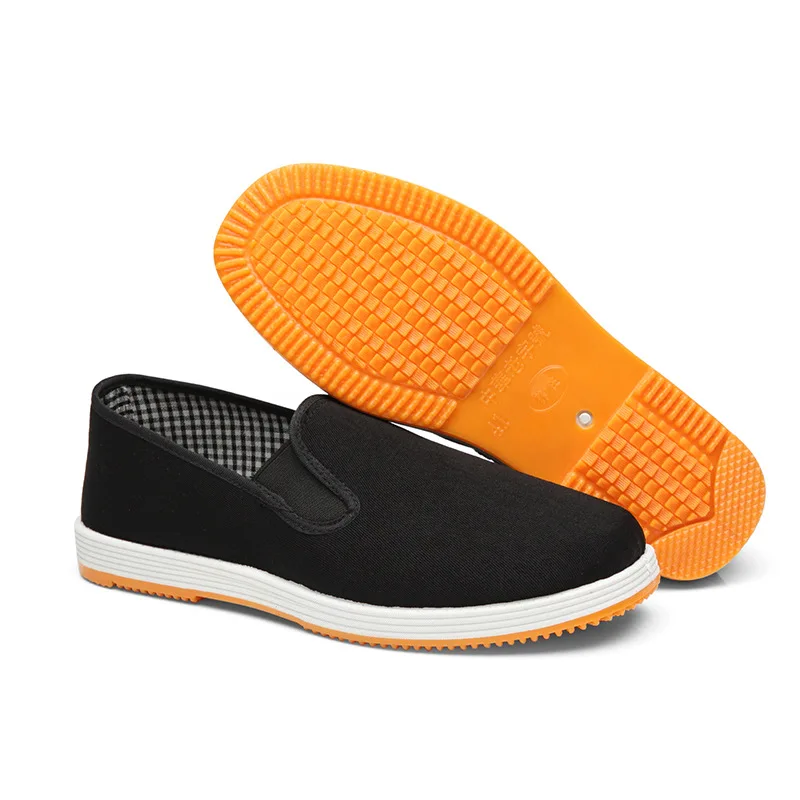 

Fctory cloth men's comfortable black cloth exercise casual shoes traditional black cloth shoes