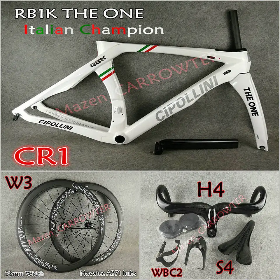 Package for sale T1000 3K итальянский Чемпион MCipollini RB1K один карбоновые рамы 50 мм карбоновые колеса Novatec A271 ступицы упакованы для продажи - Цвет: Package for sale