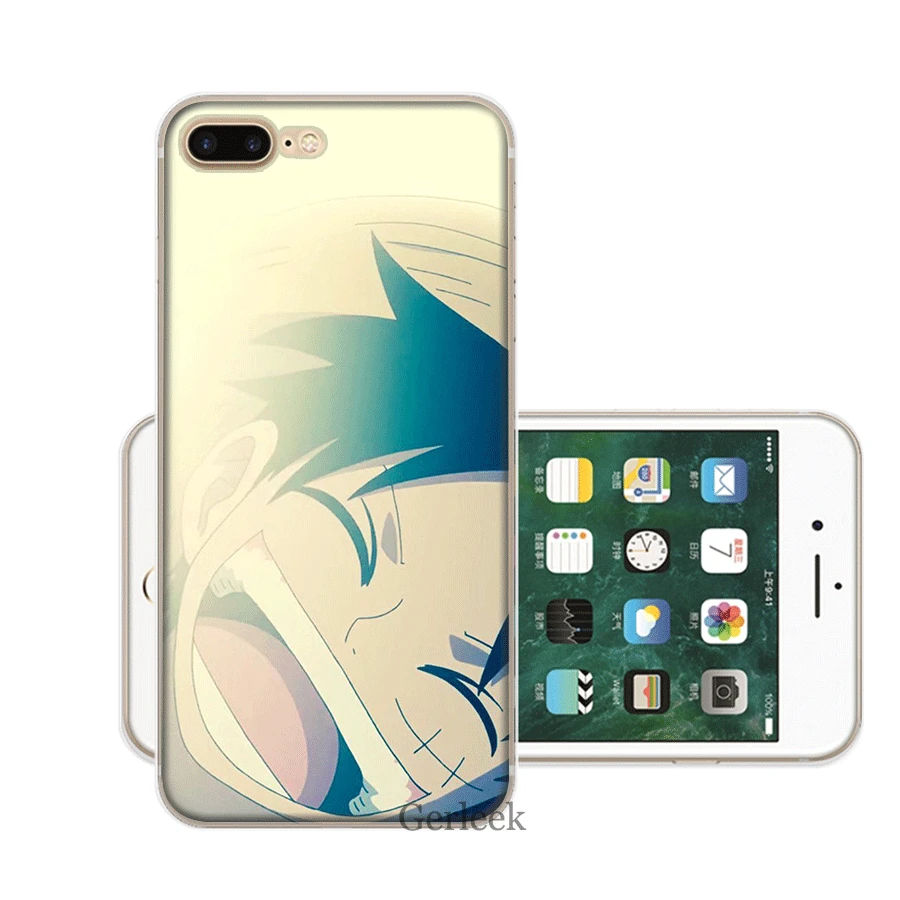 Мобильный телефон чехол для iPhone 11 Pro 6 6s 7 8 PLus XR X XS Max SE 2020 оболочка Луффи Смайл