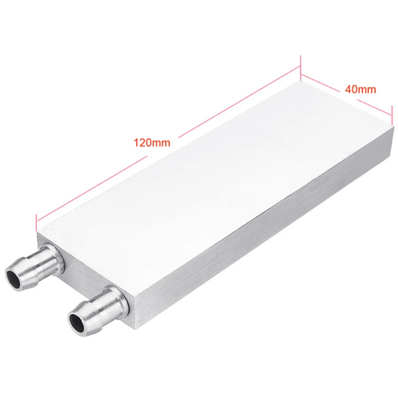 Алюминиевый блок охлаждения жидкостной воды для компьютера Cpu Радиатор ПК и