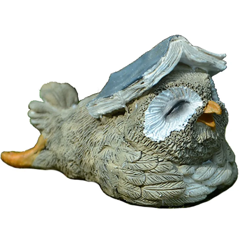 Забавное горячее креативное милое украшение для дома в виде совы маленькие