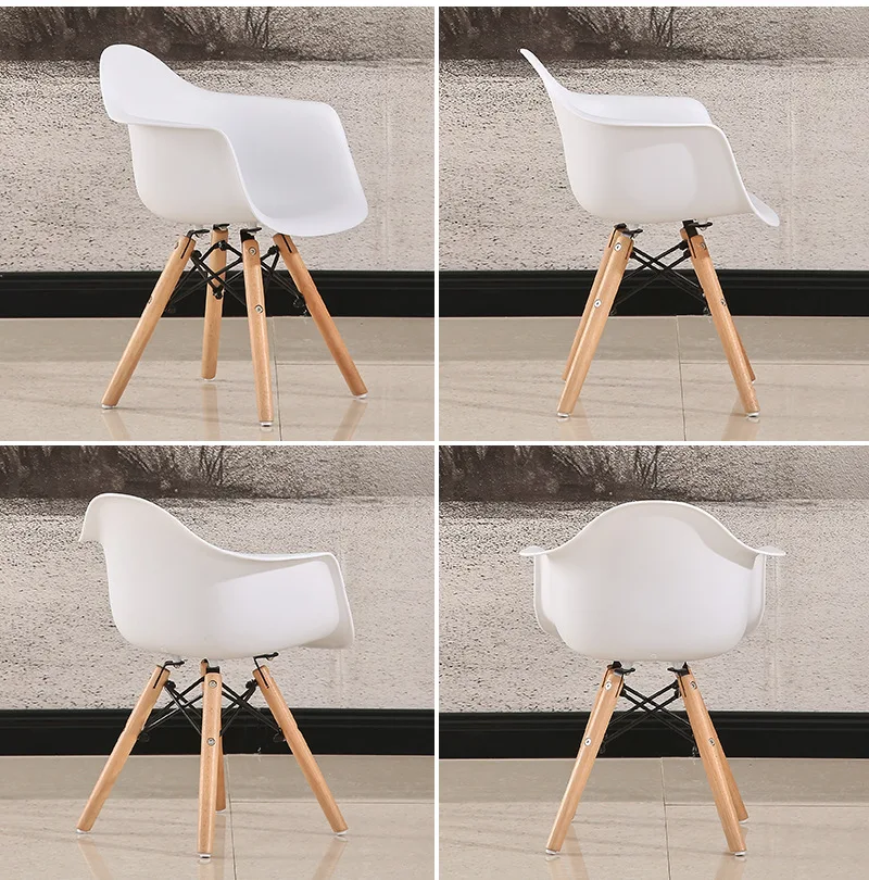 Nordic children furniture kids stool plastic wood chair children toddler designer fashion Kids chair home furniture dropshipping