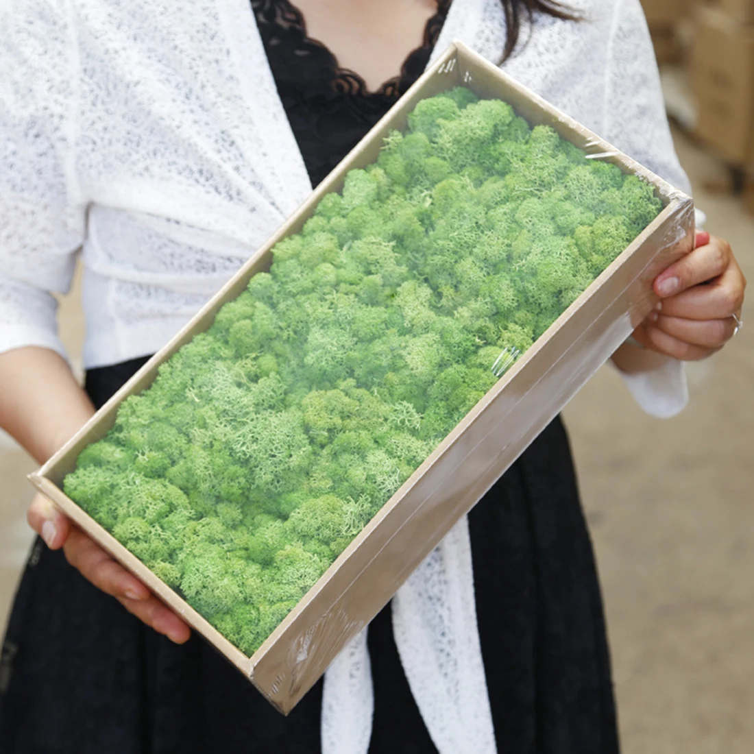 Горячий Искусственный мох моделирование травы Bryophyte бонсай сад DIY пейзаж для дома