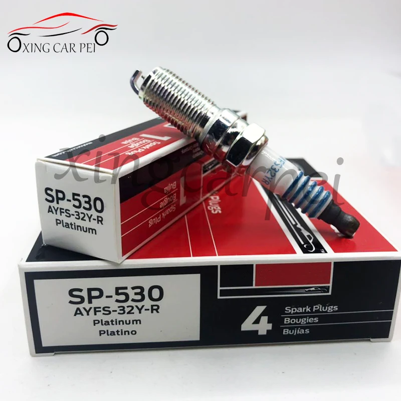 4Pcs Iridium Spark Plug For FORD MOTORCRAFT SP-530 SP530 AYFS32YR AYFS-32Y-R Auto Part | Автомобили и мотоциклы
