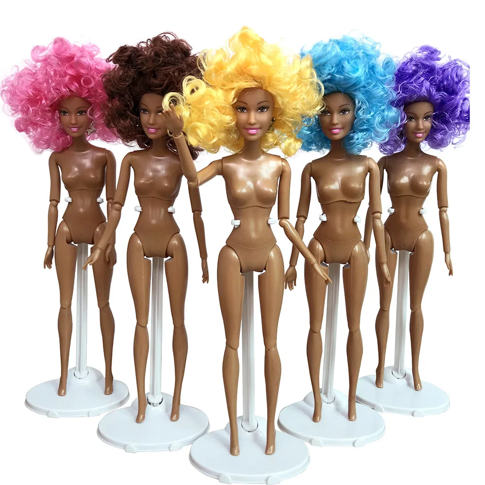 Подвижная детская африканская кукла черная лучший подарок игрушка для детей сна