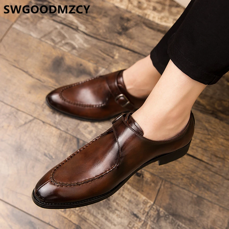 Туфли-оксфорды мужские классические кожаные брендовые для парикмахера | Обувь