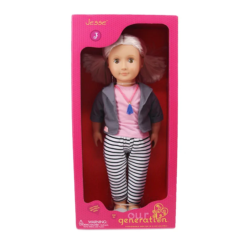 18 дюймов американская кукла нашего поколения + кукольная одежда обувь кукольные