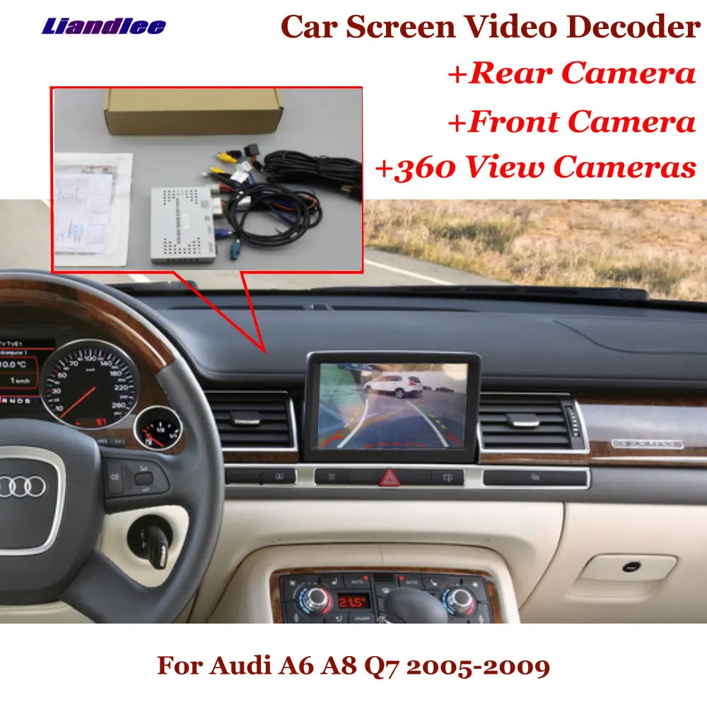 Автомобильный HD оригинальный 6 5 дюймовый экран обновление для Audi A6 A8 Q7 2005-2009 DVR