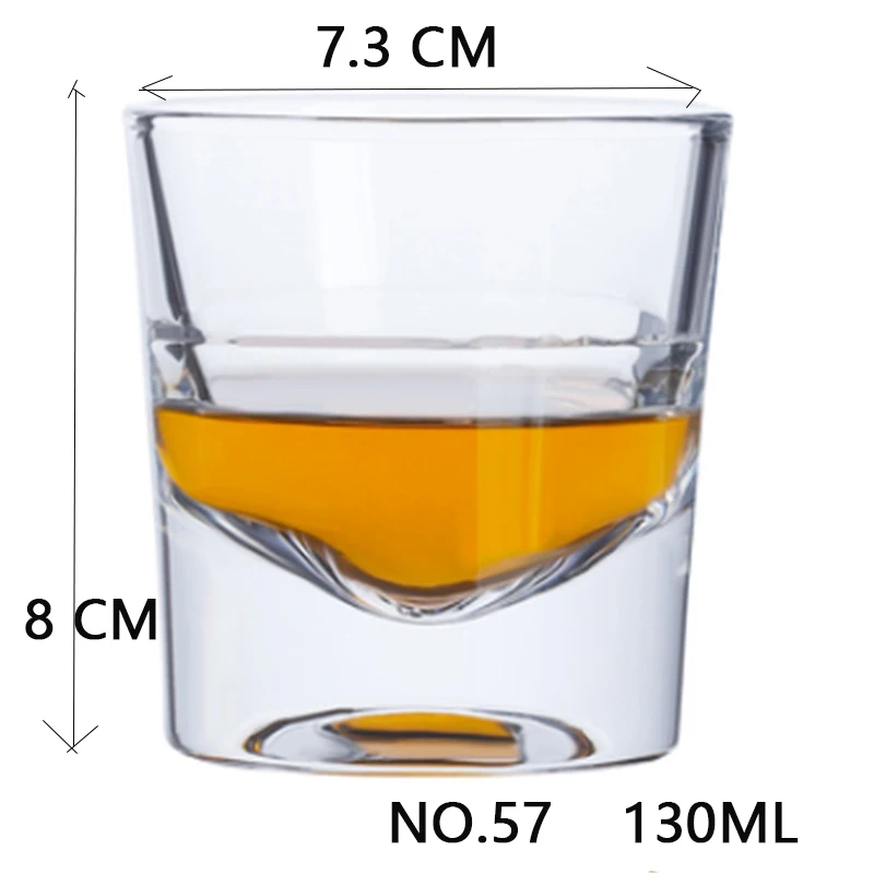 NO.15 130ML Shot Whiskey Crystal Glass Party Wedding Wine Liquor Glass Coffee Tea Cup for Beer Spirits Funny Glasses European Creative Gifts - Цвет: NO.15 130ML