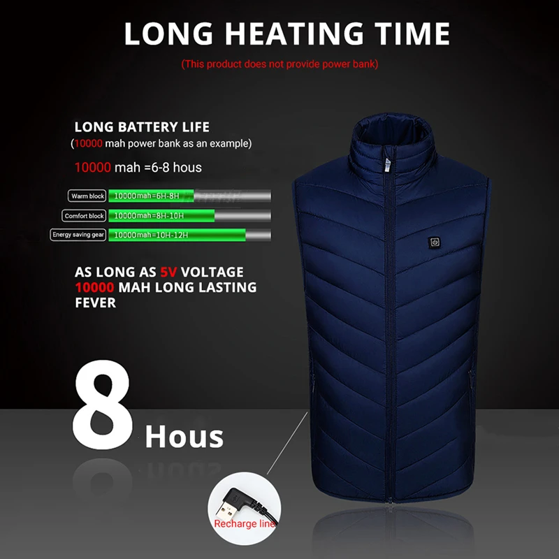 Мотоциклетная куртка мотоциклетная САМОНАГРЕВАЮЩАЯСЯ жилетка с питанием от USB