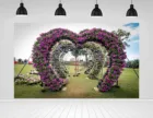 Scopiso с аппликацией в форме сердца и цветами дверное полотно Свадебные сделать макет место фон фотография задник фотостудия декорация реквизит