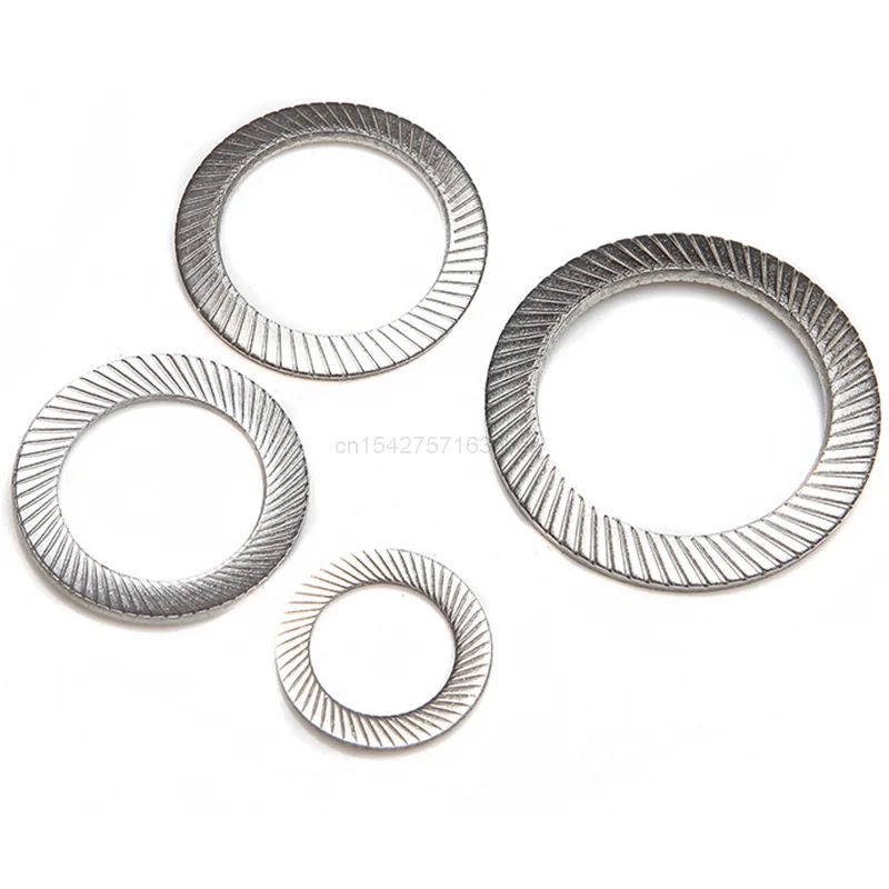 Рифленая эластичная прокладка дисковой пружины из нержавеющей стали с зубчатым