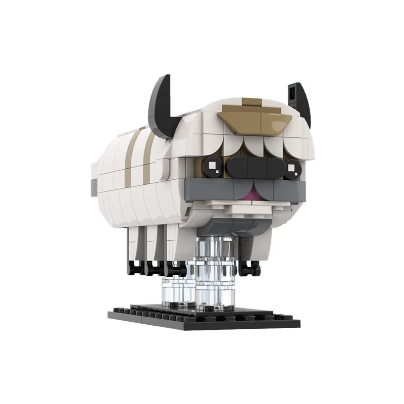 

Фигурки LEQUMOC, последняя модель Airbender Appa, 295 шт., модель MOC, строительные блоки, игрушки для детей, игрушки «сделай сам», подарки для детей