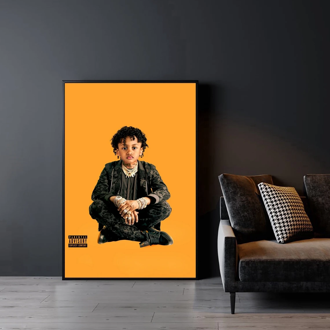 Плакат Joyner Lucas Evolution рэп хип-хоп поп-музыка печать на холсте со звездой (без рамки)