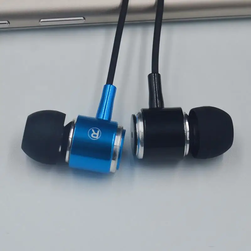 

Universal Mini Metal 3.5mm Wired Earplugs Simple Fashion Headset For MP3