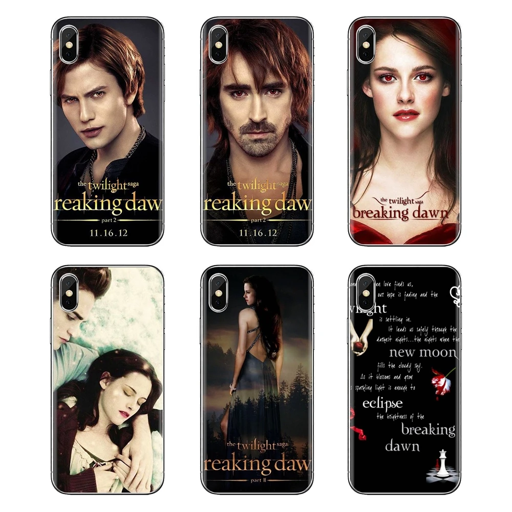 For HTC One U11 U12 X9 M7 M8 A9 M9 M10 E9 Plus Desire 630 530 626 628 816 820 830 TPU Cases Bella in Twilight Saga Breaking Dawn |
