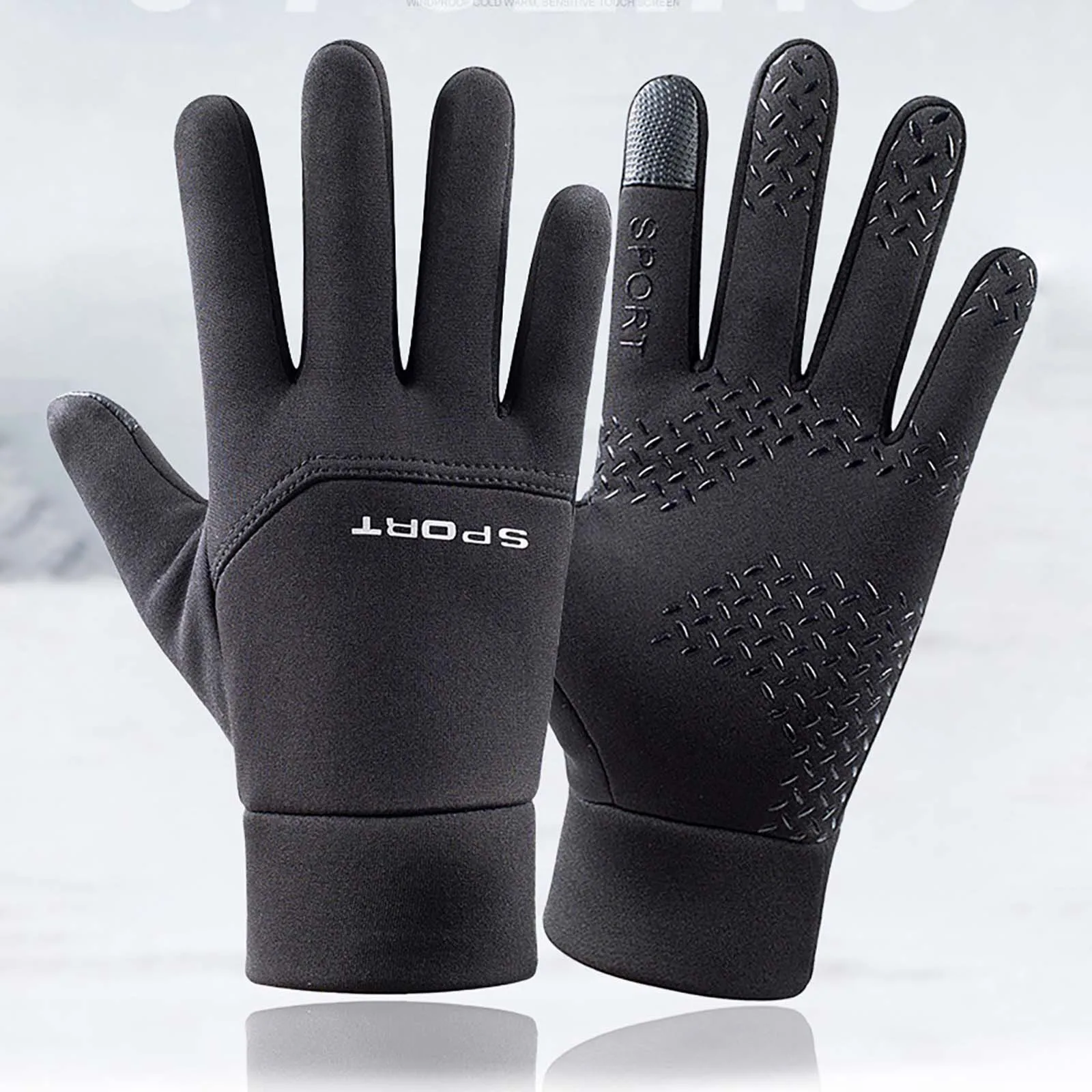 

Перчатки Лыжные утепленные для мужчин и женщин, с защитой от ветра и влаги