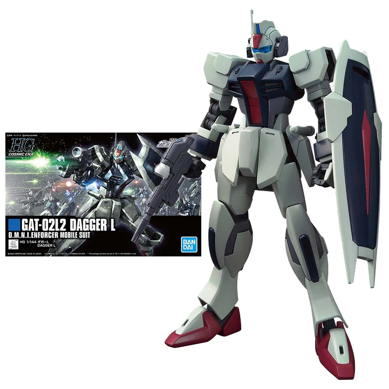 

Bandai Gundam Model Kit Anime Figure HGCE 1/144 Dagger Strike GAT-02L2 Genuine Gunpla Anime Action Figure Toys for Children