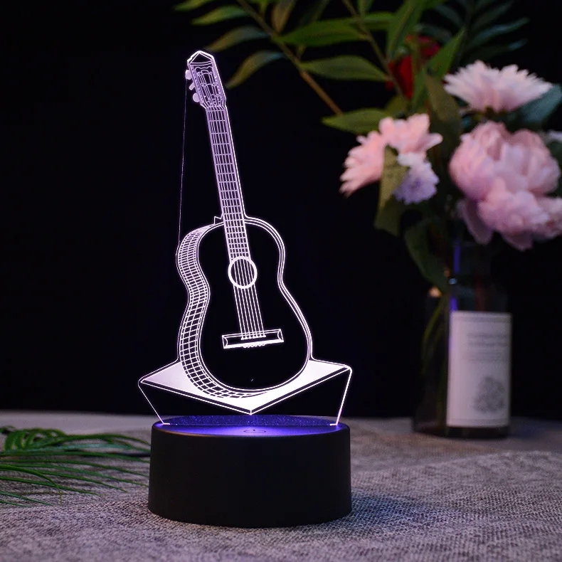 

USB 3D LED light creative touch 7 color night light novel illusion night light 3D phantom table lamp for home decoration