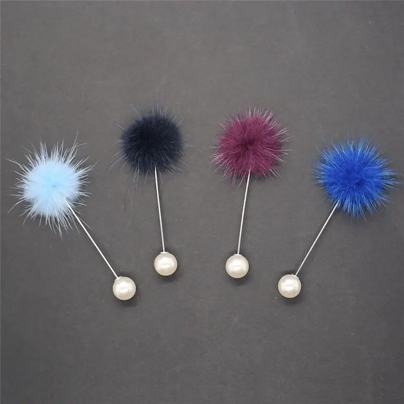 Очаровательная брошь из искусственного жемчуга булавки для женщин корейский мех