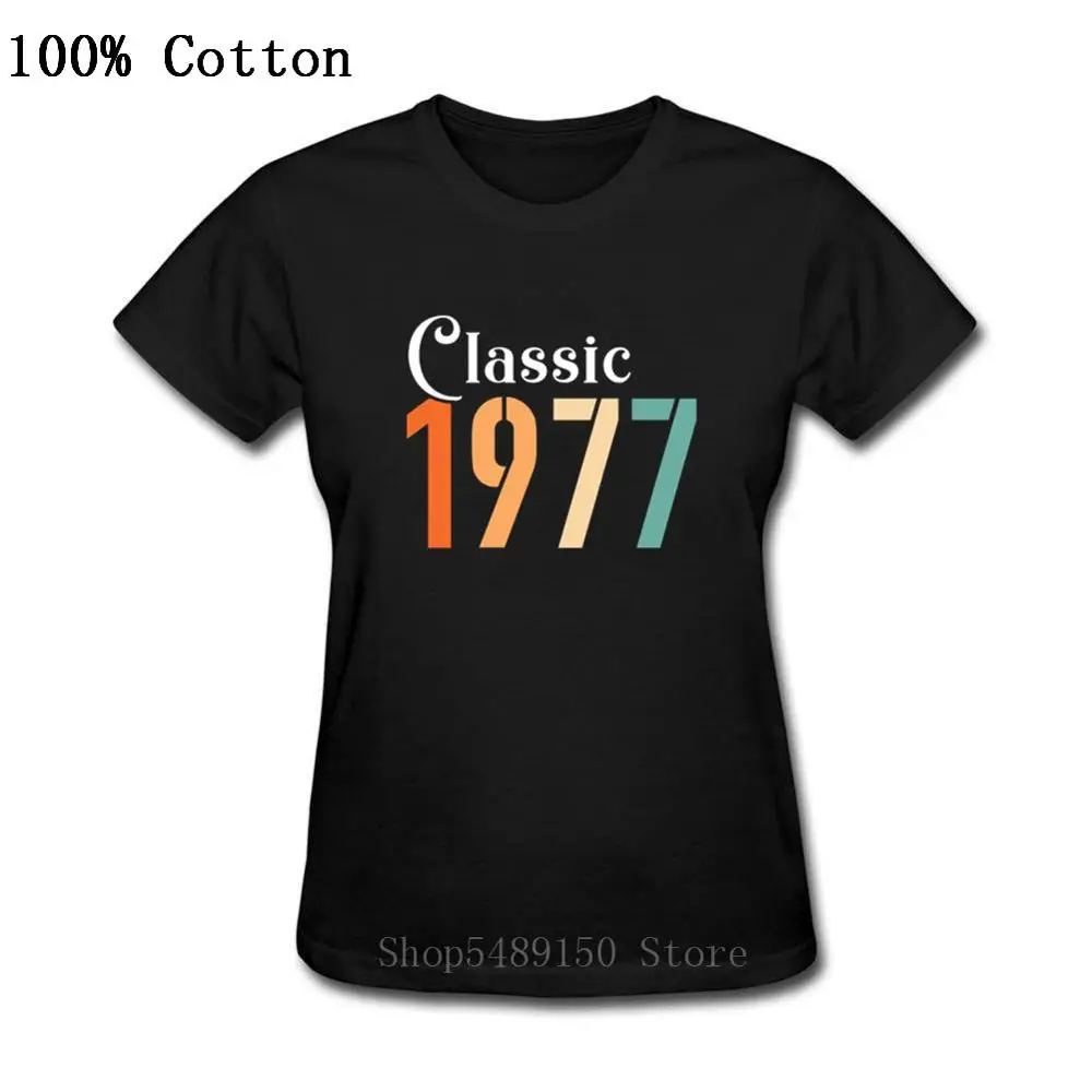 Черная одежда из 100% хлопка футболка с вырезом лодочкой последняя коллекция 1977