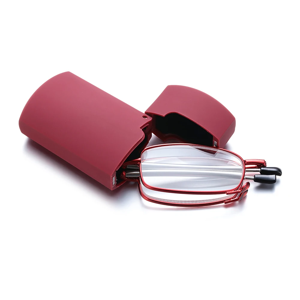 1 предмет модный складные очки для чтения с чехол мужчин и женщин Портативный