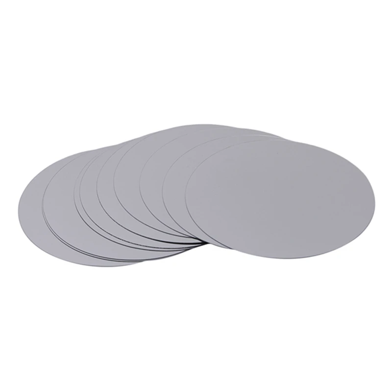 10 PCS/Set Foldable Wine Pourer Aluminum Foil Silver Drop Stop Pouring Disk Pour Spout Pack Home Bar Tools |