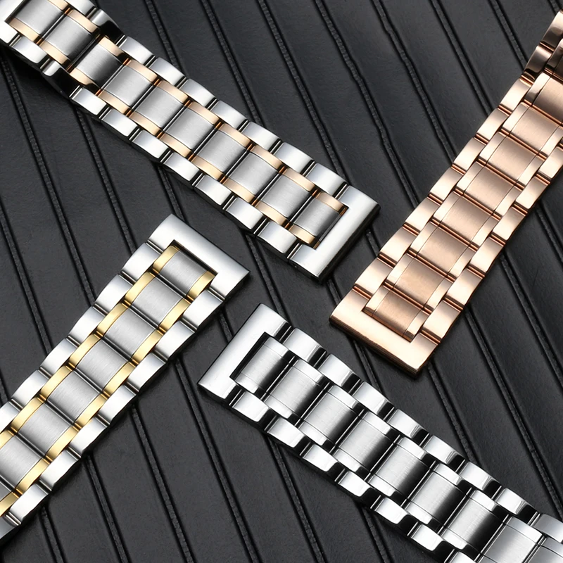 Ремешок из нержавеющей стали для Longines L2 L4 браслет наручных часов 14 мм 15 16 17 18 19 20 21