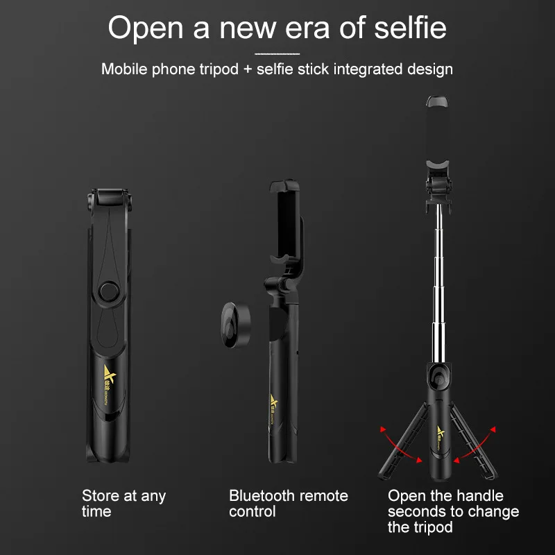Многофункциональный Мобильный штатив для селфи DQ-Drop с поддержкой Bluetooth |
