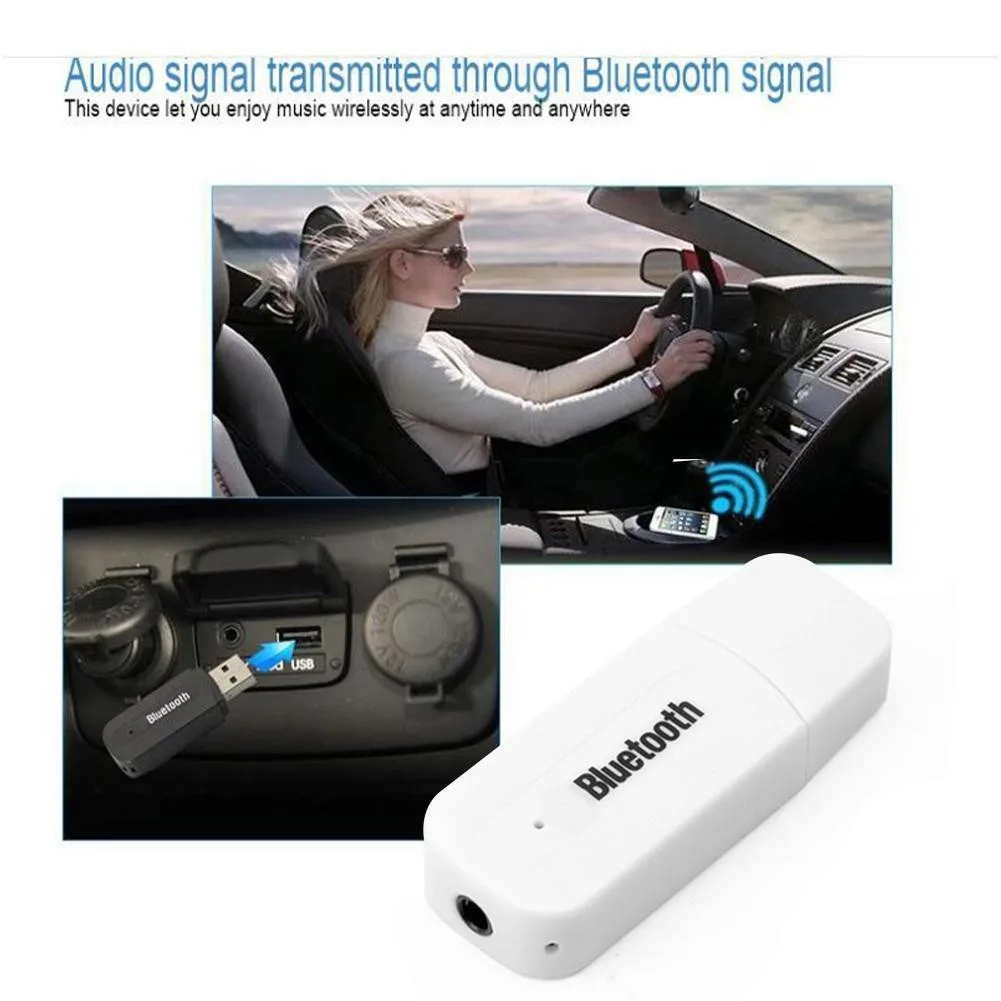 2 Цвета Bluetooth передатчик Беспроводной адаптер USB для мобильного телефона 3 5 мм