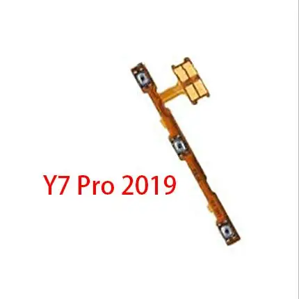 Y7 Pro 2019 10 шт./лот, включение/выключение питания, громкость ключ для боковой кнопки гибкого кабеля для huawei Y5 Y6 Y7 Pro Y9 Prime Запчасти для авто - Цвет: Y7 Pro 2019
