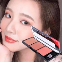 face blush palette makeup natural blush palette durable blush makeup natural powder easy women rouge to colors peach with brush