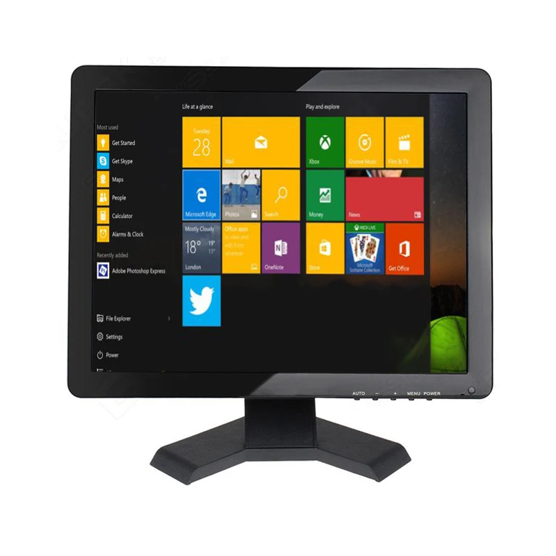 Монитор с сенсорным экраном 17 дюймов 1280*1024 портативный монитор VGA HDMI USB для POS