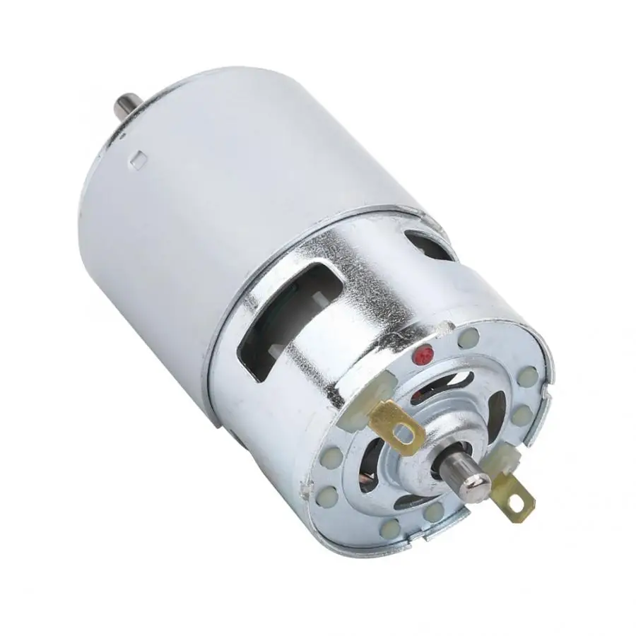 775 электродвигатель 12 24 В большой двигатель постоянного тока двойной