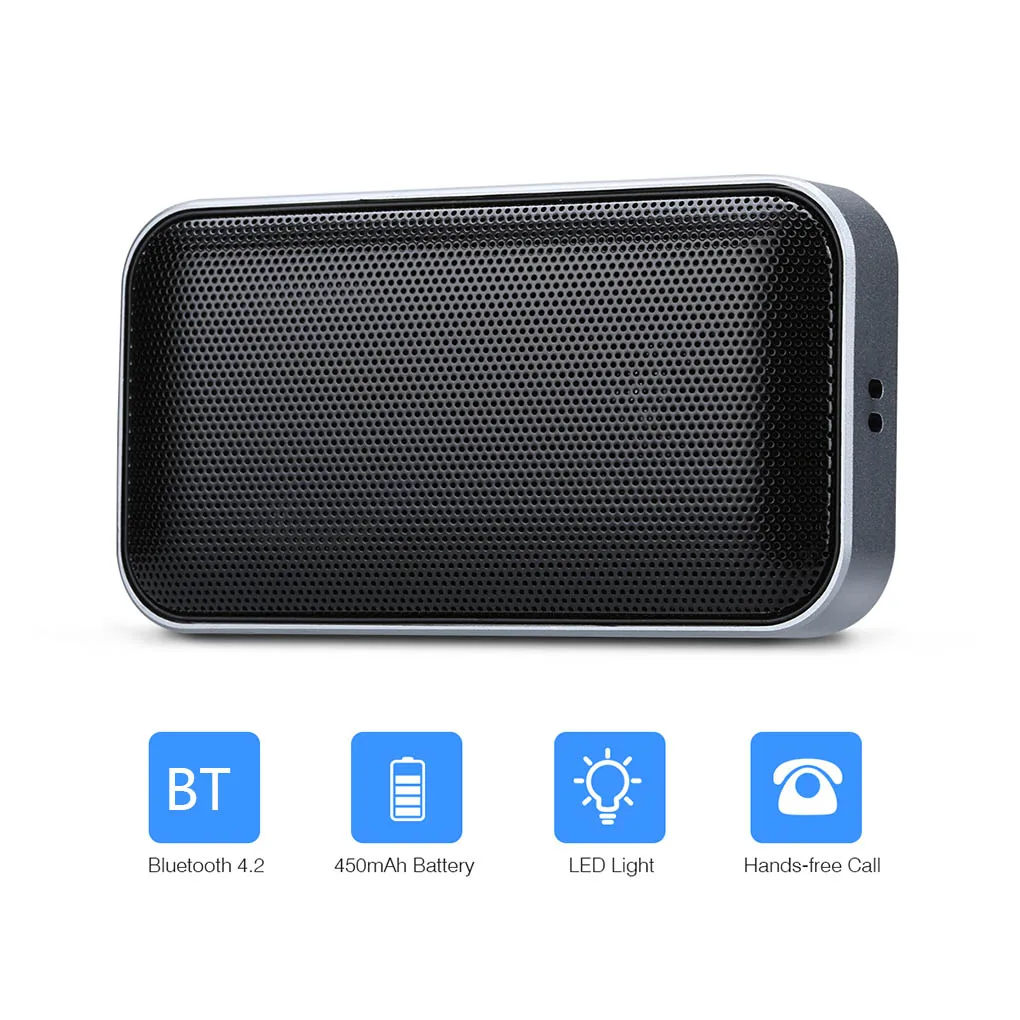 Беспроводной Bluetooth 4 2 динамик портативный музыкальный плеер мини со встроенным