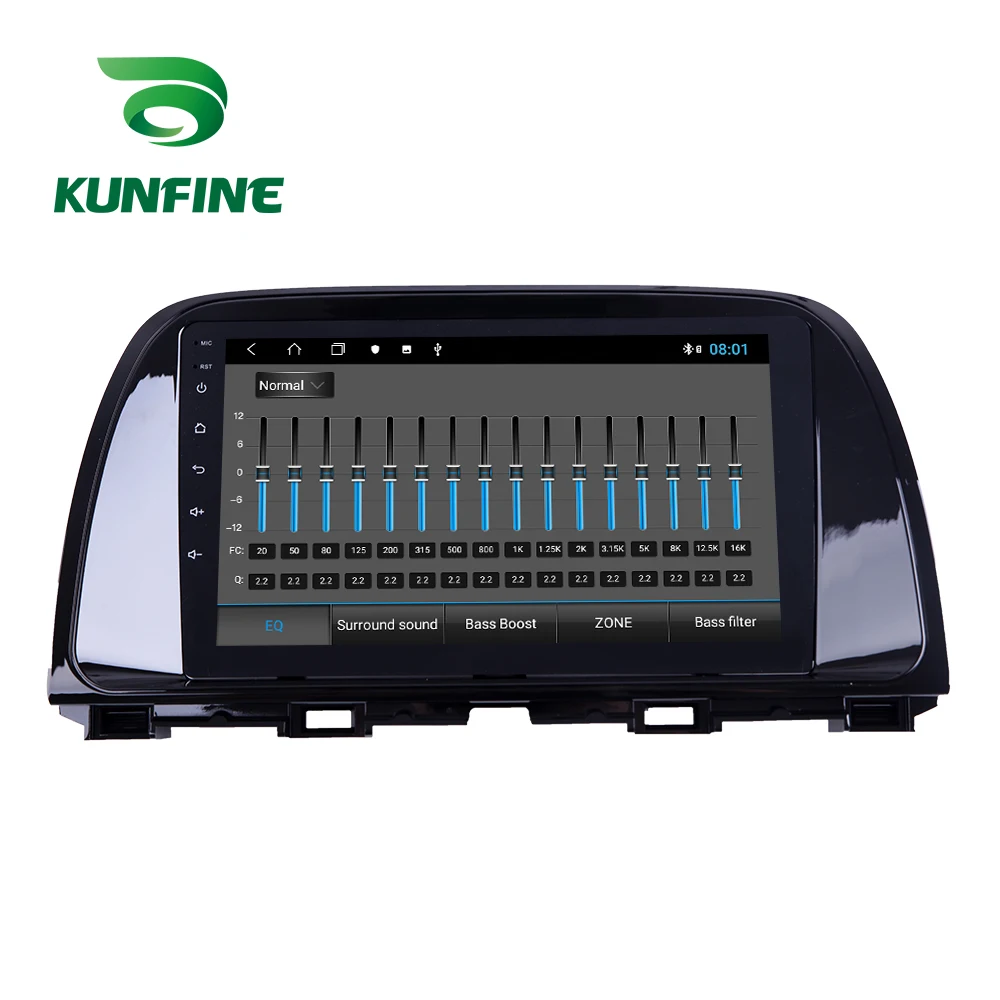 Магнитола с GPS навигацией Восьмиядерный процессор 1024*600 Android 10 0 для Mazda 6 ATENZA 2014